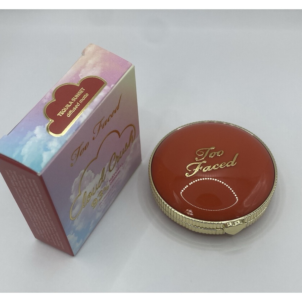 Too Faced Cloud Crush Blurring Blush Tequila Sunset Diffused Matte 5 g New - Picture 3 of 16